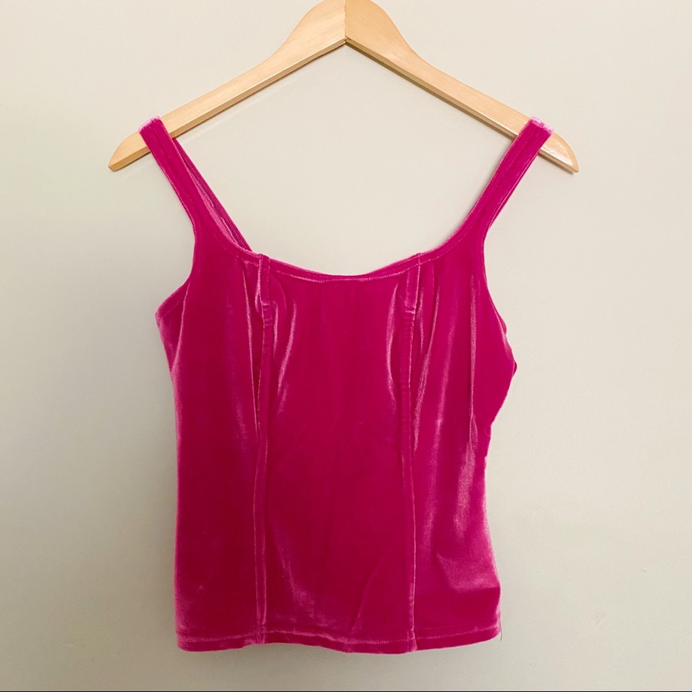 Velvet Corset Top